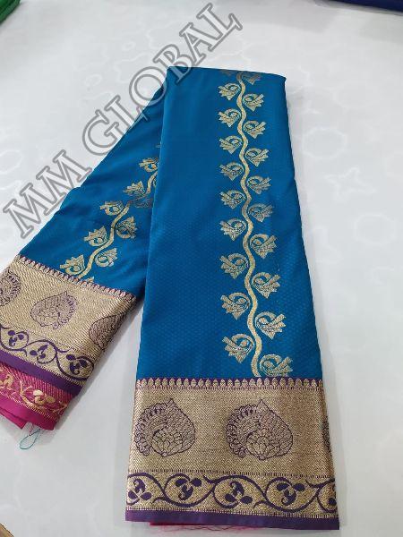 Semi Silk Emboss Sarees