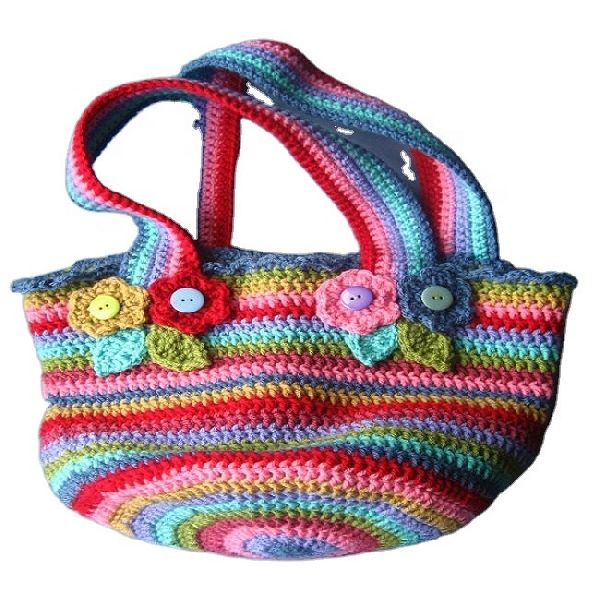 Handmade Crochet Cotton Ladies Handbags