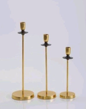 3 Tier Brass Candle Holder