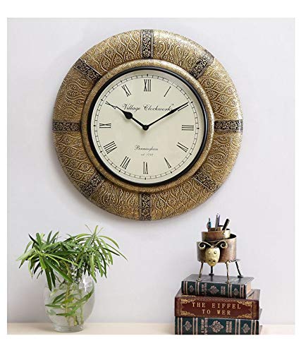 Designer Round Wooden Wall Clock