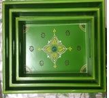 Green Straight Tray Set