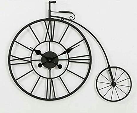 Iron Bicycle Wheel Ancient Clock