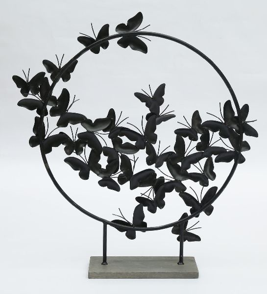 Iron Butterfly Circle Figurine