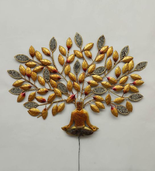 Iron Decorative Buddha Mosaic Tree