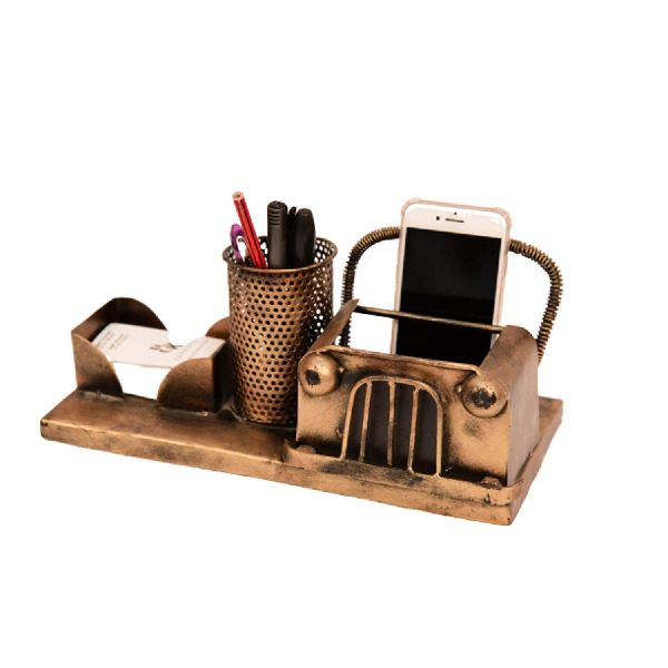 Iron Jeep Pen Stand