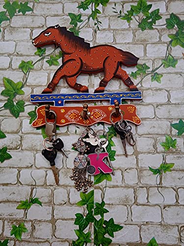 Wooden Horse Wall Mounted Hook