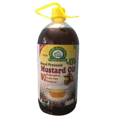 5 Ltr Wood Pressed Mustard Oil