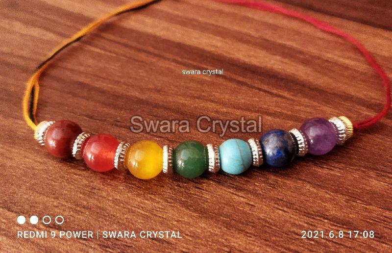 Saven chakra crystal stone fancy Rakhi