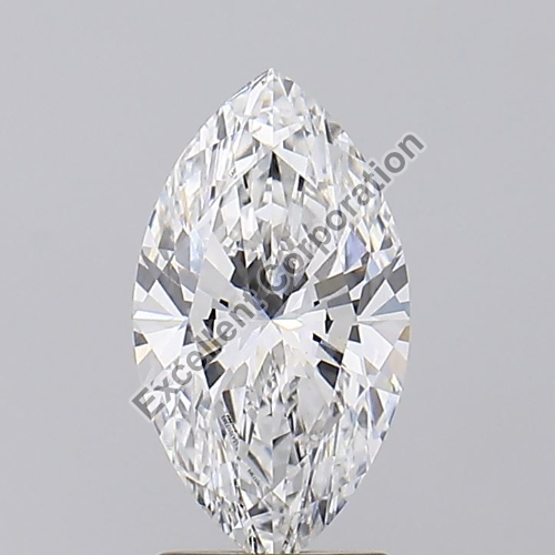 CVD Marquise Shape 2.02ct Diamond E VVS2 IGI Certified Lab Grown