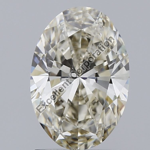 Oval Shape CVD 2.00ct Diamond F VVS2 IGI Certified Lab Grown