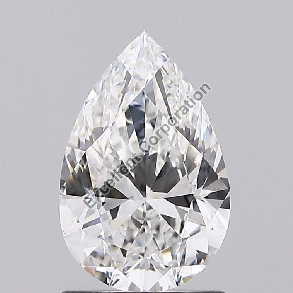 Pear Shaped 1.10ct E VS1 IGI Certified Lab Grown CVD Diamond