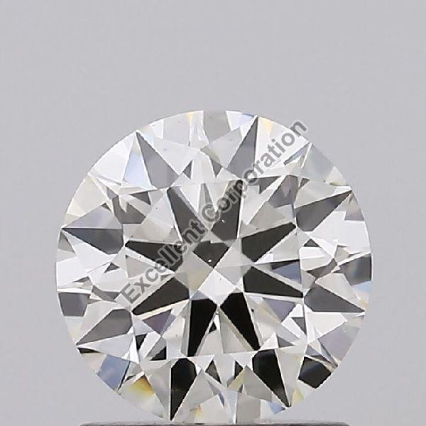 Round Shape CVD 1.03ct Diamond I VS2 IGI Certified Lab Grown