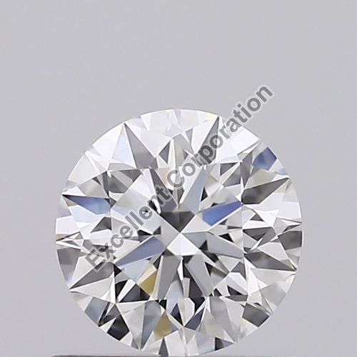 Round shape HPHT 0.63ct Diamond D VS1 IGI Certified Lab Grown