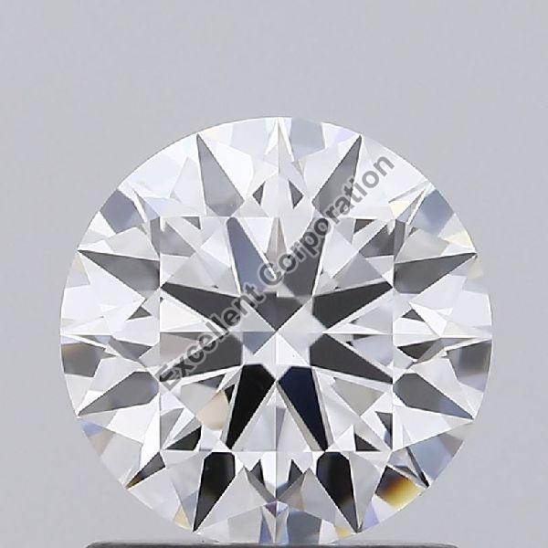 Round Shape HPHT 1.01ct Diamond D VVS2 IGI Certified Lab Grown