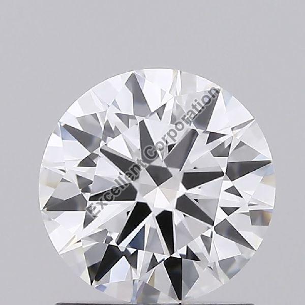 Round Shape HPHT 1.05ct Diamond D VVS2 IGI Certified Lab Grown