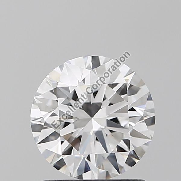 Round Shape HPHT 1.10ct Diamond D VVS2 IGI Certified Lab Grown