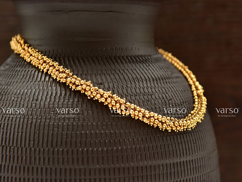 Gold Antique Temple Chain