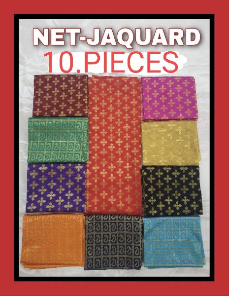 Net Jacquard Blouse Fabric