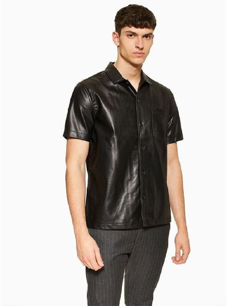 M1 Mens Leather Shirt