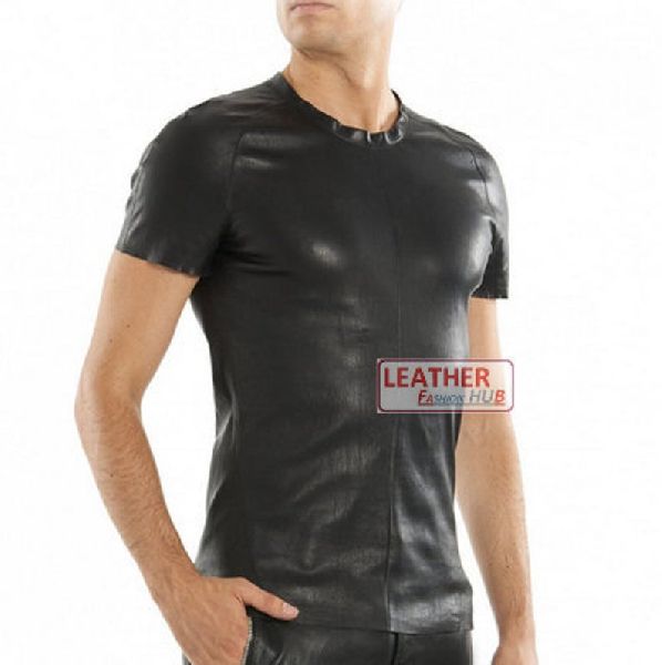 M3 Mens Leather T-Shirt