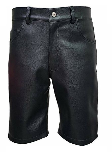 M6 Mens Leather Shorts