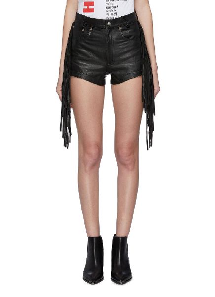 W7 Women Leather Shorts