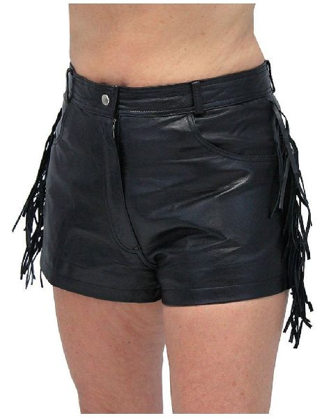 W8 Women Leather Shorts