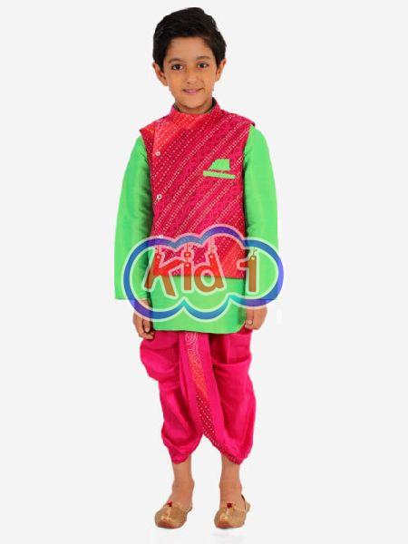 Full Sleeves Kurta Pajama with Blue Jacket, Gender : Male, kids, boys,  Feature : Comfortable at Rs 650 / Piece in Mumbai