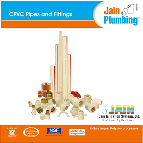 Jain CPVC Pipes and Fittings
