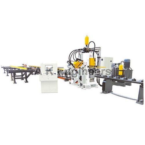 Two Station Pipe Punching Machine