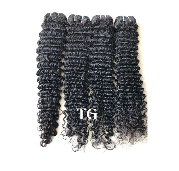 Wholesale Deep Curly Indian  Human Hair  Extension