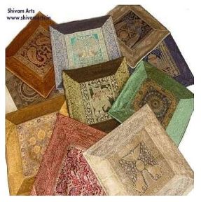 Banarasi Brocade Silk Cushion Cover