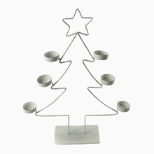 Iron Christmas Tree T light Holder