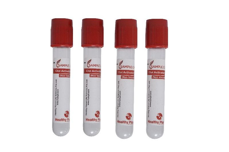 Non Vacuum Blood Collection Tubes Clot Activator