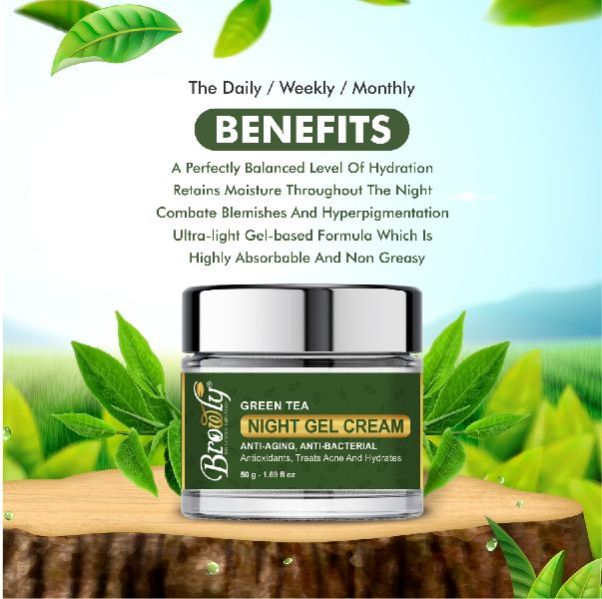 Green Tea Night Gel Cream