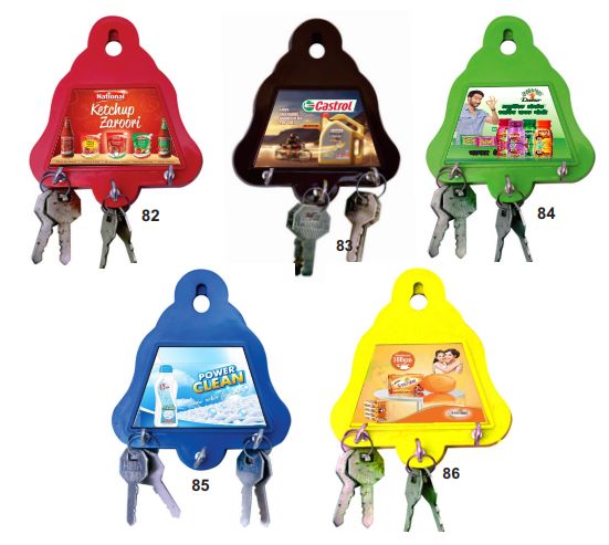 Triangle Plastic Key Hanger
