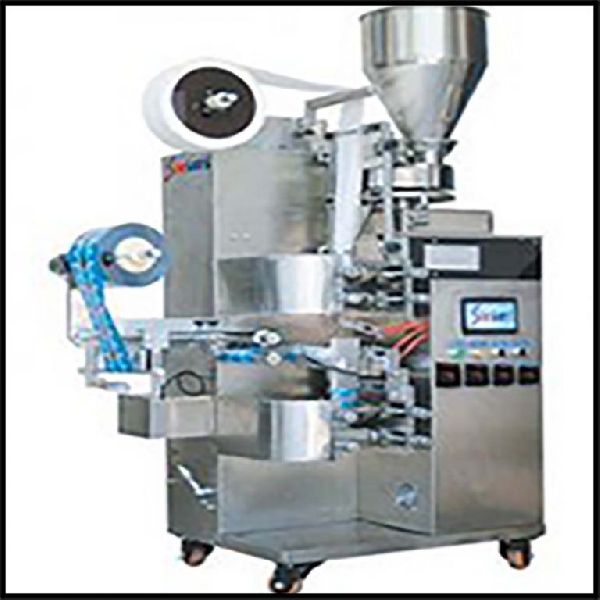 Vertical Tea Bag Machine With Thread Tag and Outer Sachet