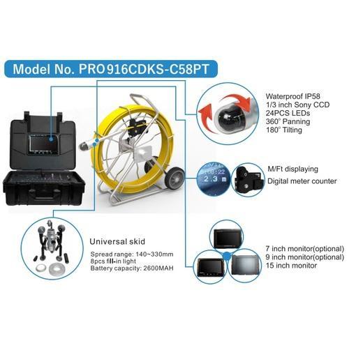 PRO916CDKS-C58PT Drain & Pipe Inspection Camera