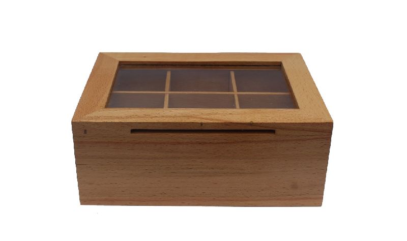 Beech Wood Tea Box