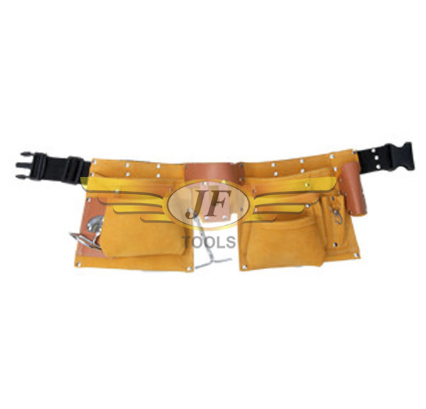 10 Pockets Split Leather Carpenter Apron