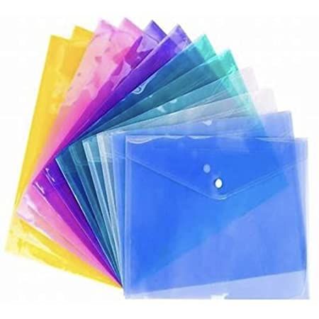 Clear Button Bags