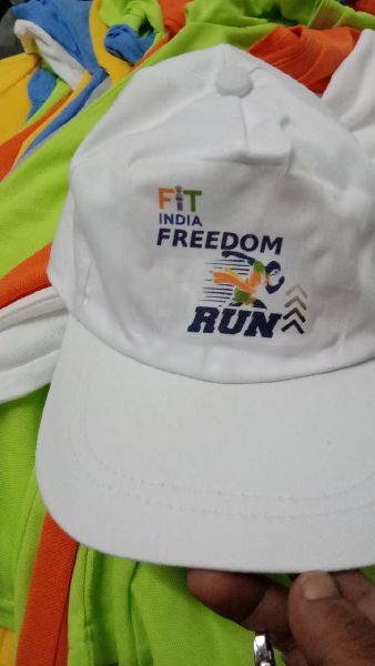 Fit India Freedom Run 2.0 Logo Printed Caps