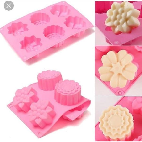 Assorted Flowers Soap Mould