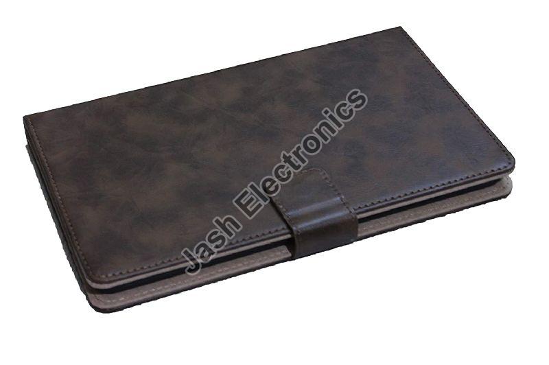 Tan TPU Vintage Flip Cover with Magnetic Lock