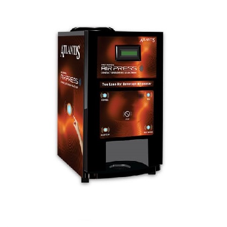 Atlantis 2 Lane Air Press Touchless Tea & Coffee Vending Machine