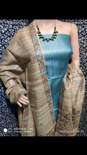 Tussar Silk Dress Materials - Tussar Silk Dress Material Manufacturer from  Gurugram