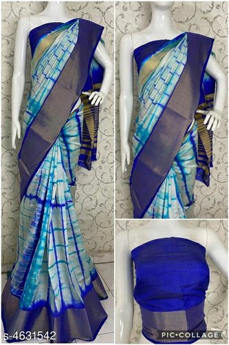 Tie and Dye Silk Saree