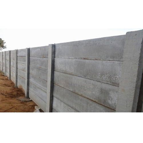 Grey RCC Compound Wall