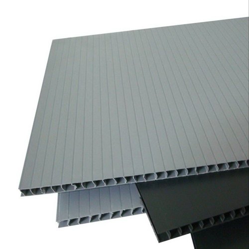 Grey PP Corrugated Sheet