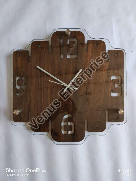 W2 Wooden Wall Clock